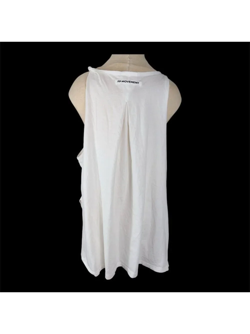 Free People White sleeveless camisole tank top women's size M